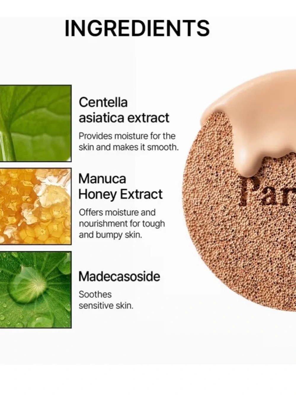 PARNELL Cicamanu Serum Cushion In 29C Cool Sand Exp 10/27